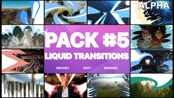 Liquid Transitions Pack 05 | Motion Graphics Pack