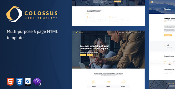 Colossus - Multipurpose HTML5 Template