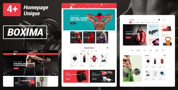 Boxima - Gym Fitness Equipment Store HTML Template