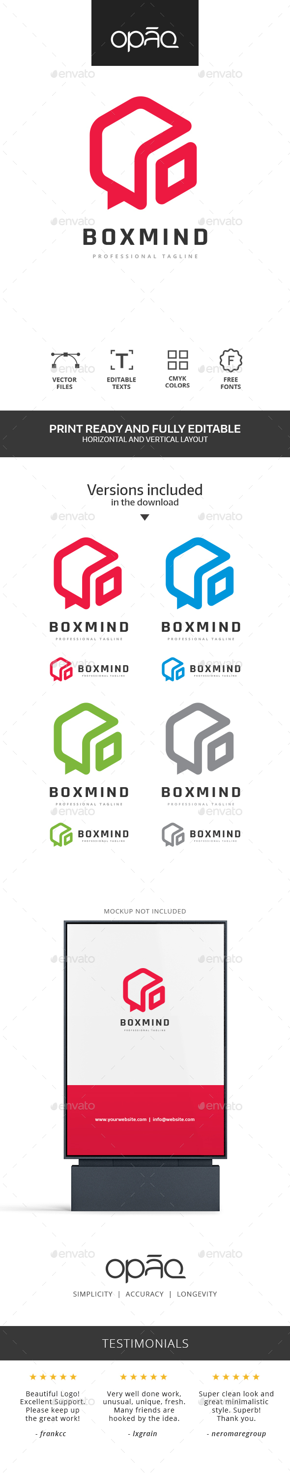 Box Mind Communication Logo
