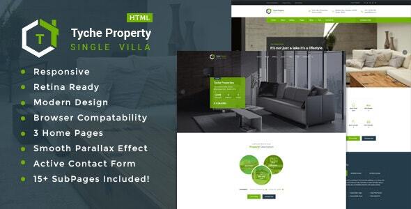 Tyche Properties – Single Property Real Estate HTML Template