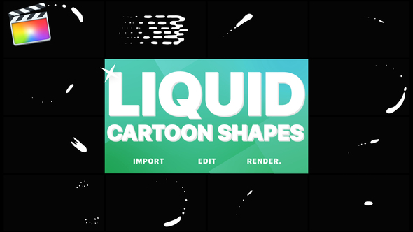 Cartoon Liquid Shapes | FCPX