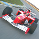 Formula Race Car Pass By