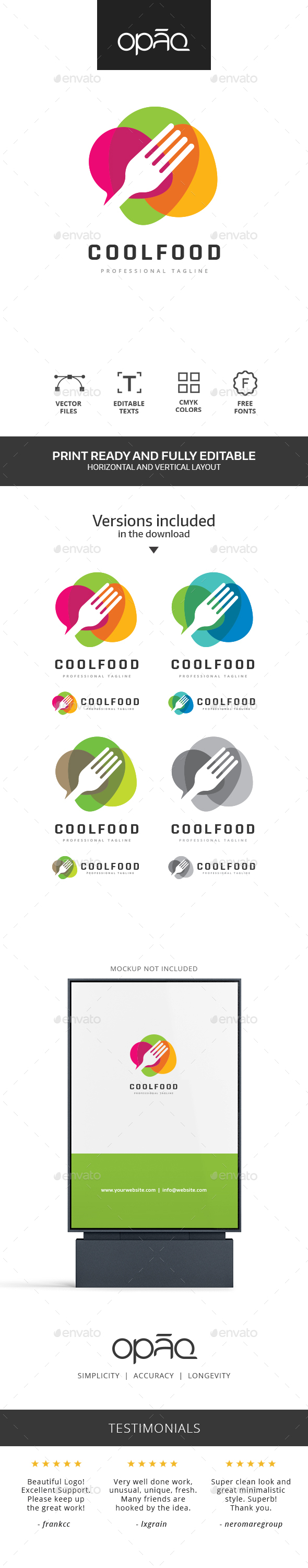 Fork Food Logo