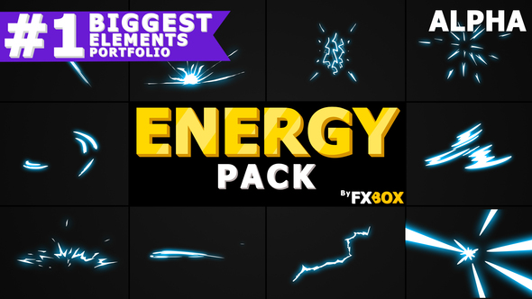 2DFX Energy Elements | Motion Graphics Pack alt