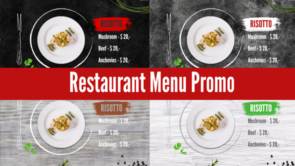 Restaurant Menu Promo