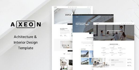 Axeon- Architecture, Interior and Renovation Template