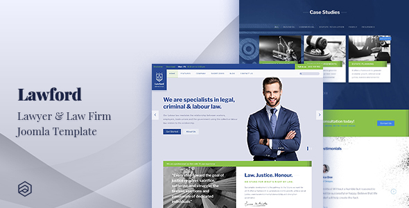 Lawford - prawnik, kancelaria, szablon Joomla Business Attorney