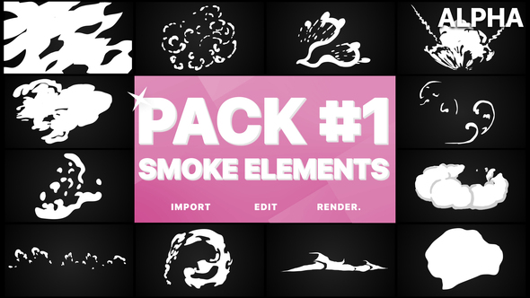 Smoke Elements Pack 01 | Motion Graphics Pack