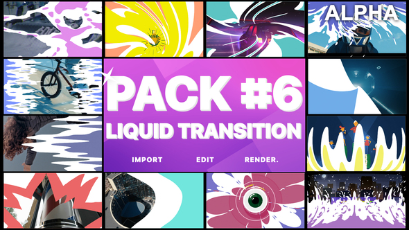 Liquid Transitions Pack 06 | Motion Graphics Pack alt