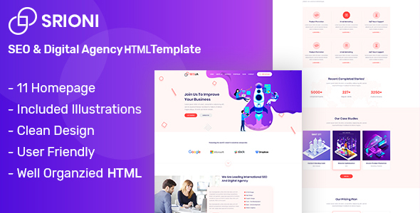Seoja - SEO & Digital Agency HTML Template