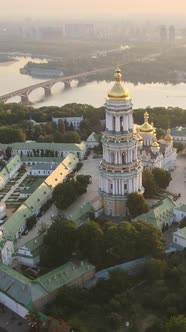 KyivPechersk Lavra in the Morning at Sunrise