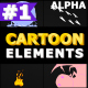 Cartoon Animated Elements | Motion Graphics Pack - VideoHive Item for Sale