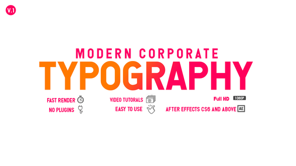 Modern Corporate Typography