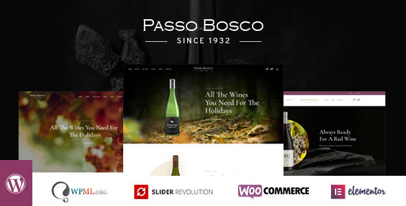 Passo Bosco - Wine & Vineyard WordPress Theme