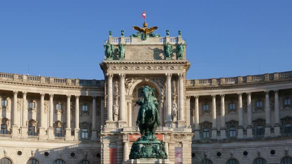 Hyperlapse of Hofburg, Vienna