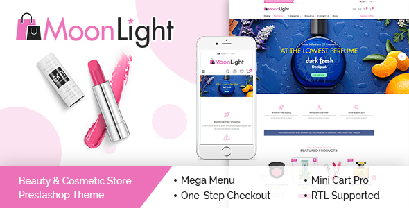 MoonLight - Modern Responsive PrestaShop 1.7 Cosmetics Theme