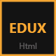 Edux - Education & Online Courses Multipages Template - ThemeForest Item for Sale