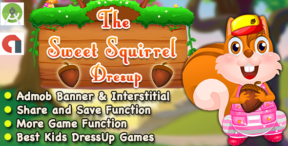 Squirrel DressUp Game For Kids + Ready For Publish + Android
