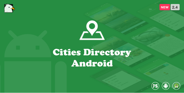 CitiesDirectory (katalogowa aplikacja dla systemu Android oparta na miastach z projektowaniem materiałowym) 2.4