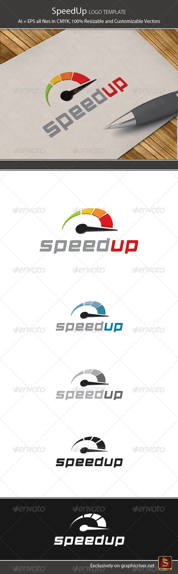 Speed Up Logo Template