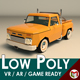 Low Poly Vintage Pickup 03 - 3DOcean Item for Sale