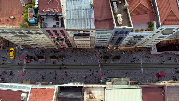 Popular Tourist Area Taksim Meydan