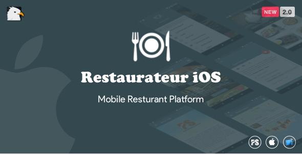 Restaurateur iOS (pełna aplikacja na platformę restauracyjną) 2.0