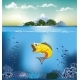 Underwater World and Island - GraphicRiver Item for Sale