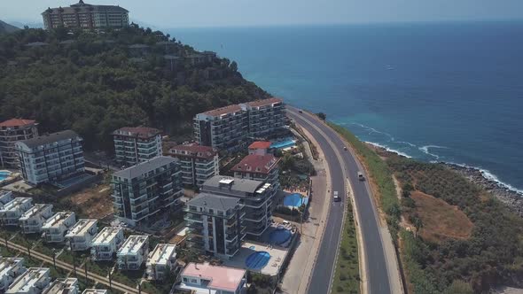  The road near the sea