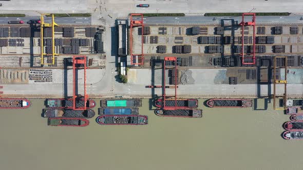 Container Freight Terminal with solar power station