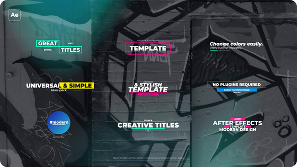 Modern & Minimal Titles alt