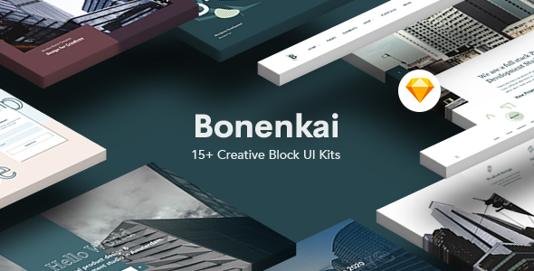 Bonenkai - Creative Block UI Kits Website