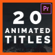 Creative Animated Titles II - VideoHive Item for Sale