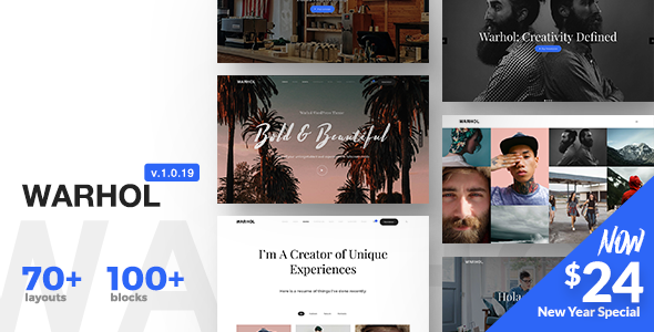 Warhol - Responsive Multipurpose WordPress Theme for Creatives