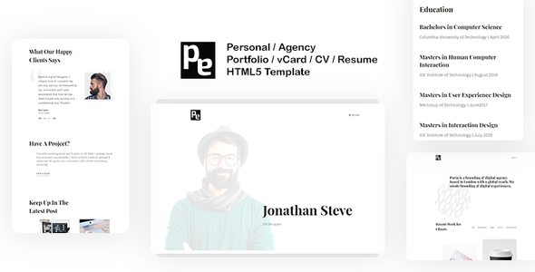 Porta | Multipurpose Personal Portfolio / vCard / CV / Resume Template