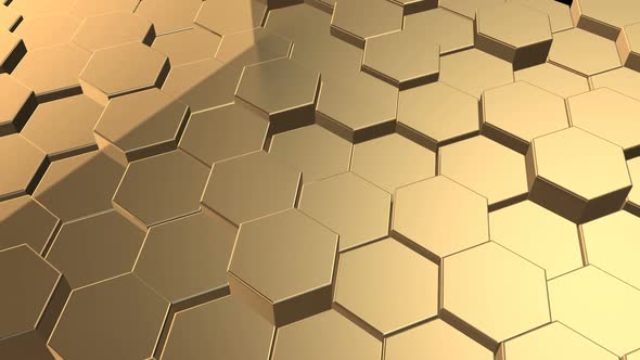 Golden Plates Background