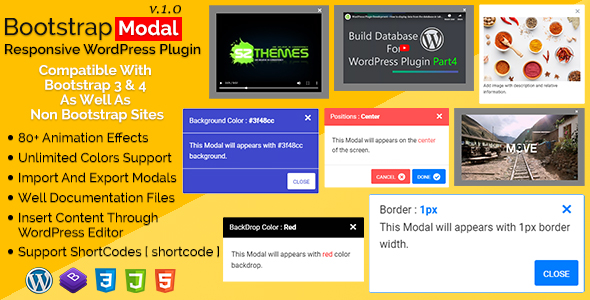 Bootstrap Modal - Responsive WordPress Plugin