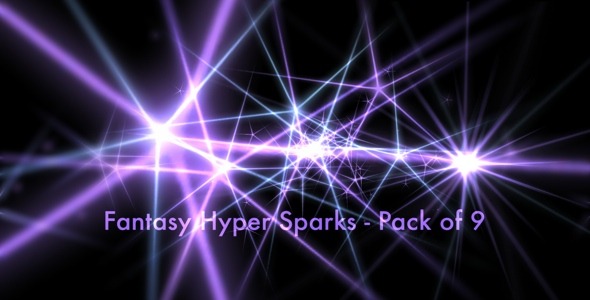 Fantasy Hyper Sparks - Pack of 9 alt