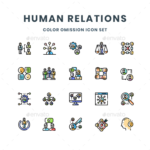 Human Relations Icons