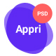 Appri - App Landing PSD Template - ThemeForest Item for Sale