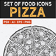 Italian Pizza Hand-Drawn Graphic - GraphicRiver Item for Sale