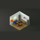Isometric Office - 3DOcean Item for Sale