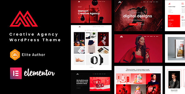 Manson - Creative Agency WordPress Theme