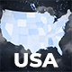 USA Map:  United States of America with States - VideoHive Item for Sale