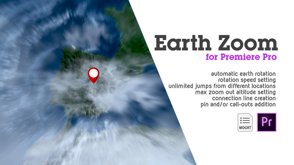 Earth Zoom for Premiere Pro
