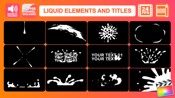 Liquid Motion Elements And Titles | FCPX