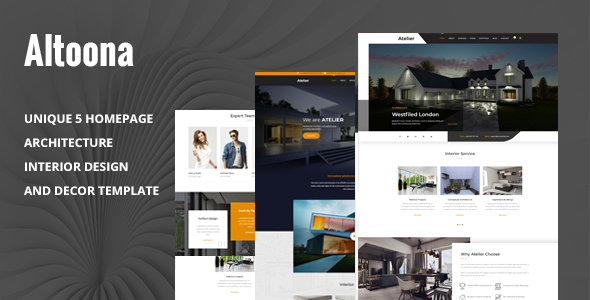 Altoona - Architecture & Interior Design HTML Template