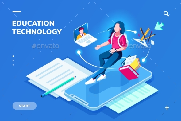 Education Technology Page for Smartphone Page