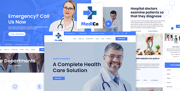 MediCo - Medical and Health Bootstrap Template